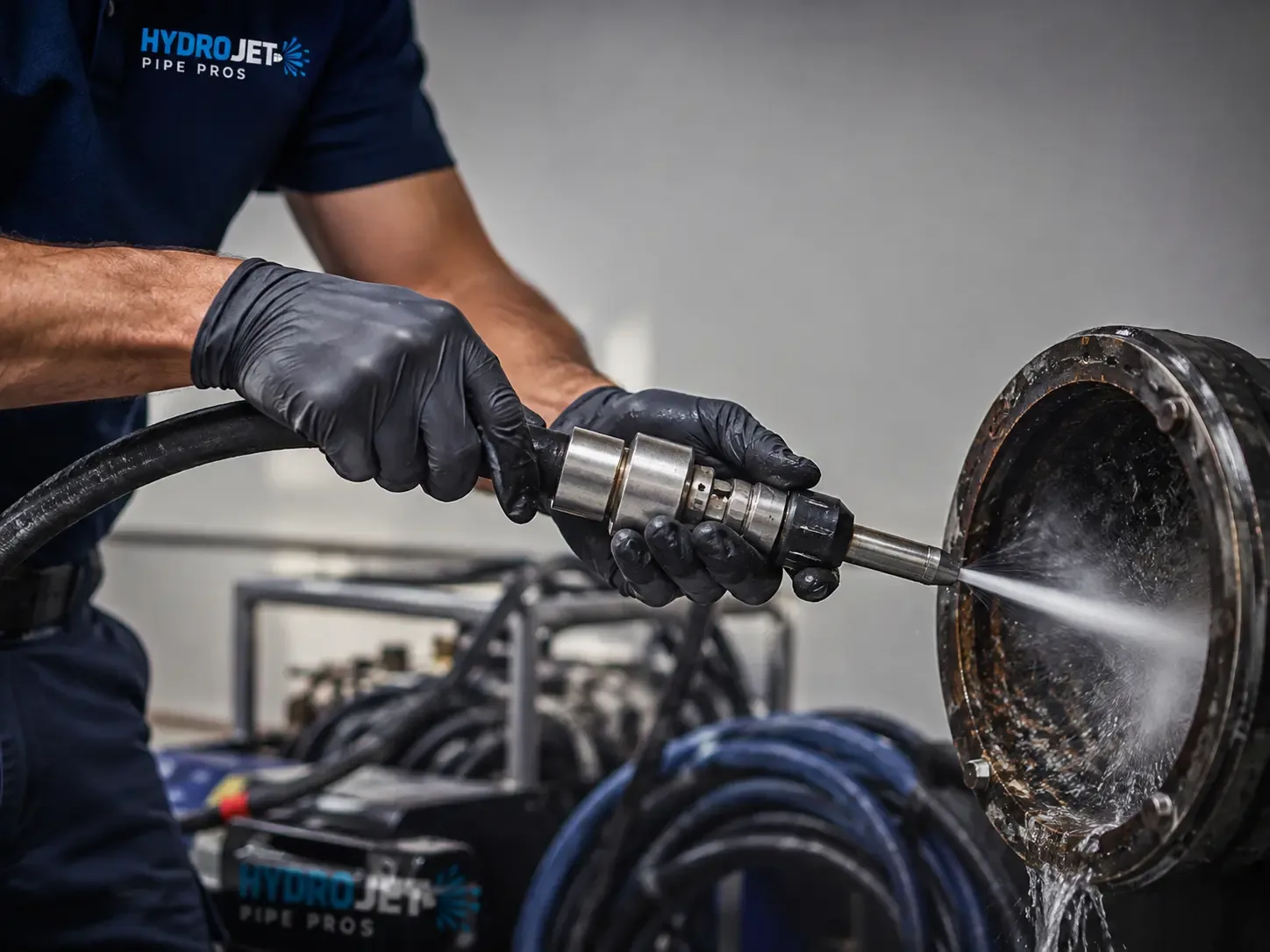 Hydro Jet Pipe Descaling in Laughlin Afb, TX